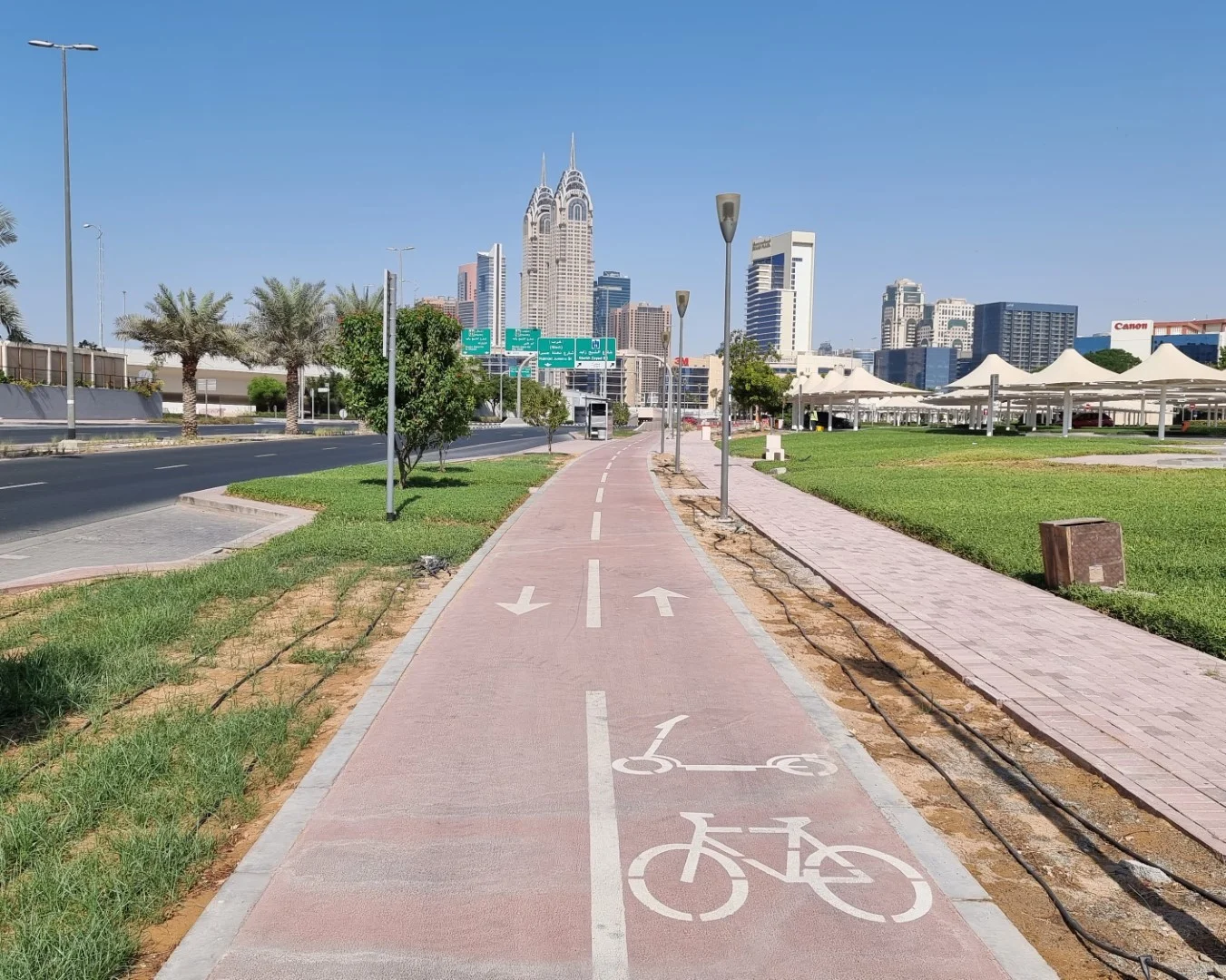 Dubai Media City Cycle Track